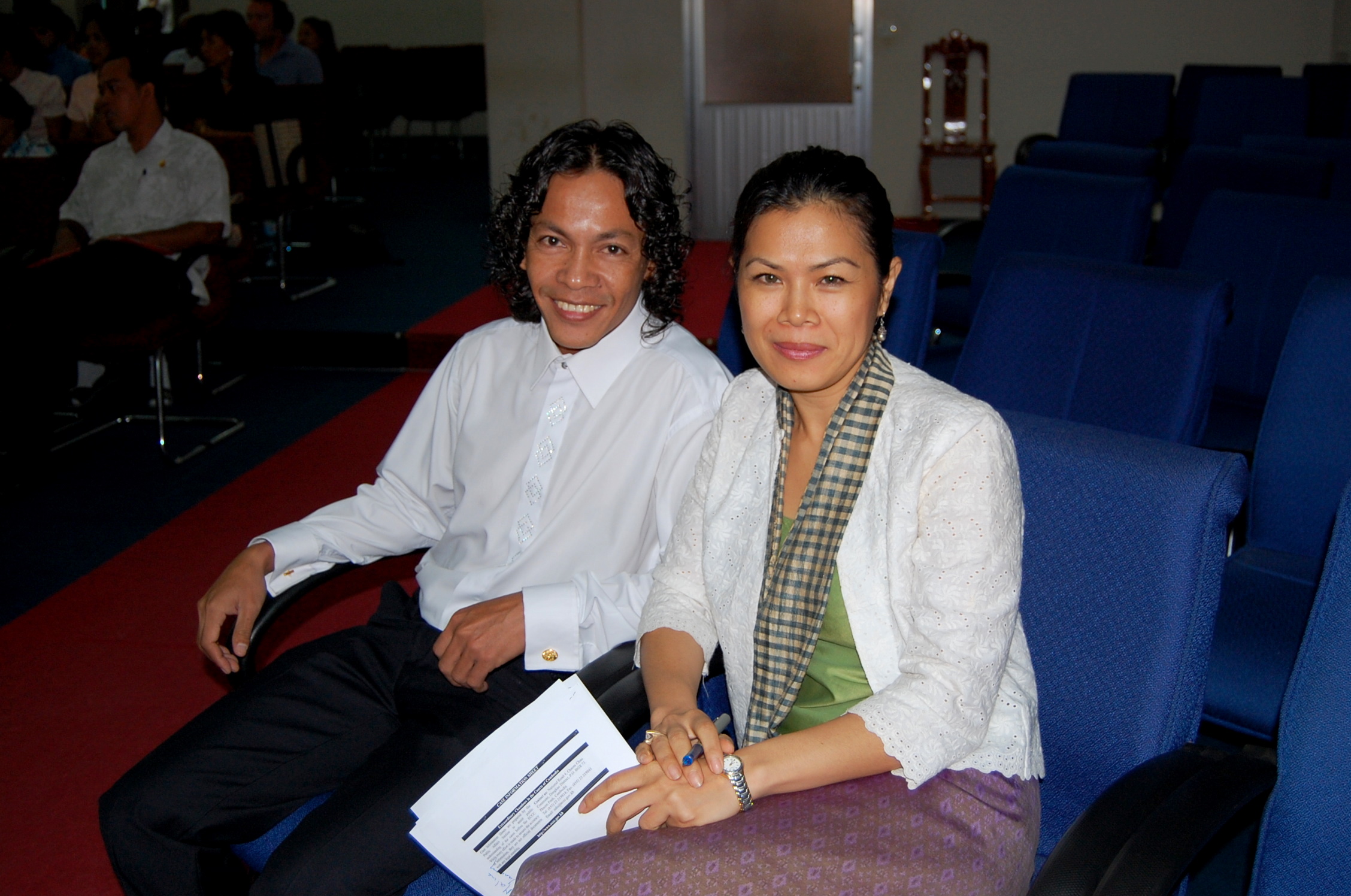 Tenor Khuon Sethisak and CJR Theary Seng, 23 July 2010